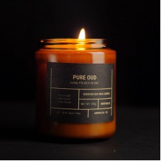 Pure Oud Scented Soy Wax Candle